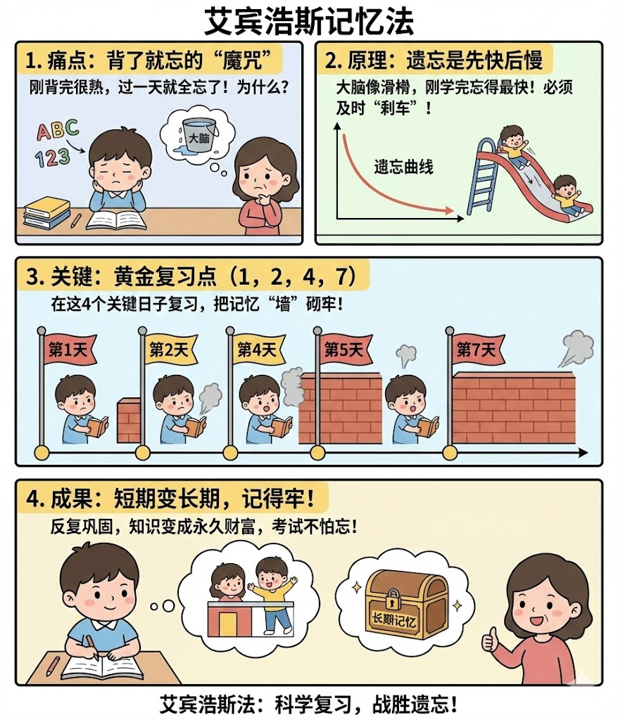 艾宾浩斯记忆法