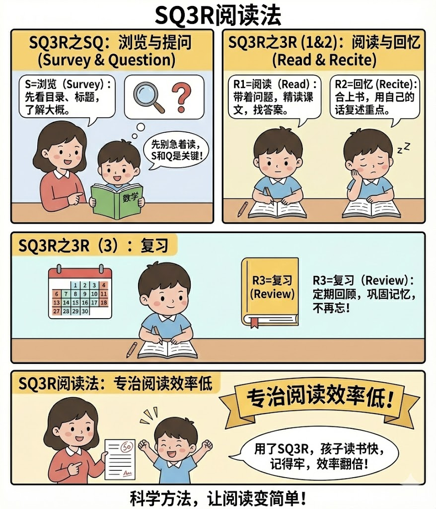 SQ3R阅读法